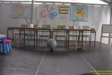 Lección escolar en el pregón de San Roque (Foto TF)